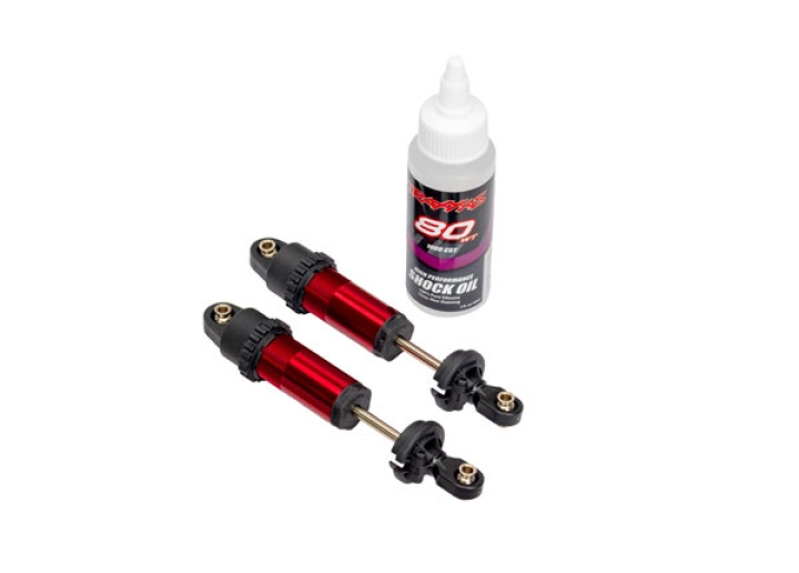 Stötdämpare GT-Maxx Fram Alu Röd (2) Funco Sand Car i gruppen Katalog / Fabrikat / T / Traxxas / Reservdelar hos Minicars Hobby Distribution AB (4210961-RED)
