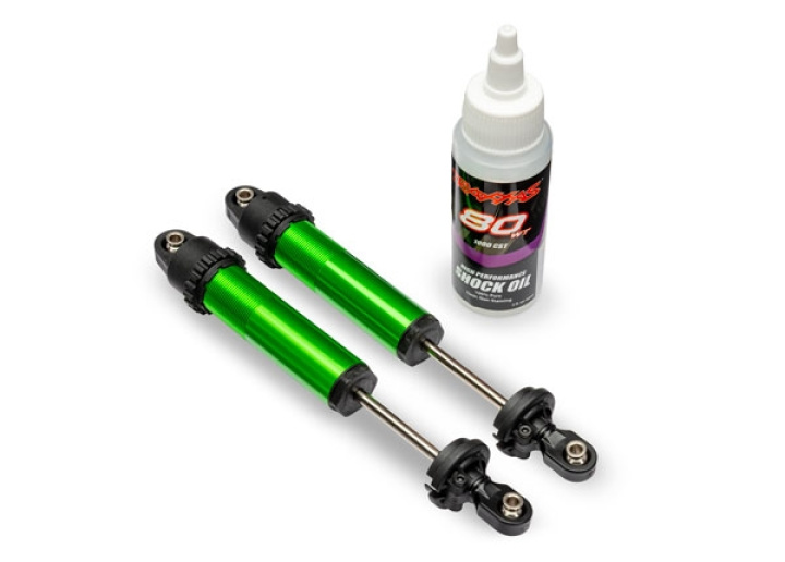 Stötdämpare GT-Maxx Bak Alu Grön (2) Funco Sand Car i gruppen Katalog / Fabrikat / T / Traxxas / Reservdelar hos Minicars Hobby Distribution AB (4210962-GRN)