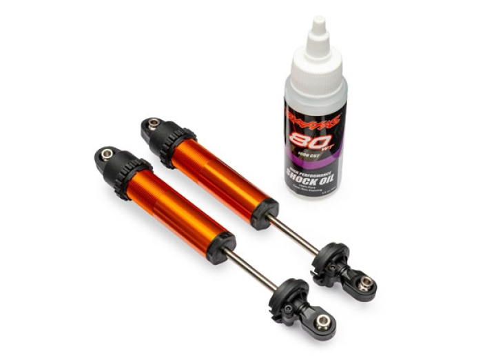 Stötdämpare GT-Maxx Bak Alu Orange (2) Funco Sand Car i gruppen Katalog / Fabrikat / T / Traxxas / Reservdelar hos Minicars Hobby Distribution AB (4210962-ORNG)