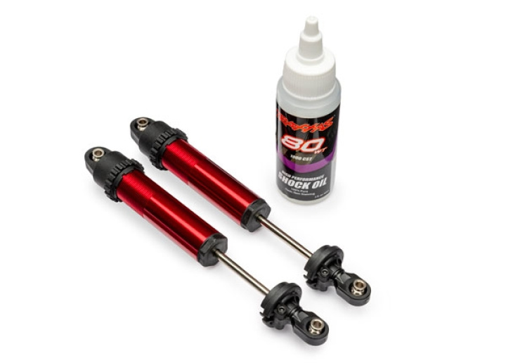 Stötdämpare GT-Maxx Bak Alu Röd (2) Funco Sand Car i gruppen Katalog / Fabrikat / T / Traxxas / Reservdelar hos Minicars Hobby Distribution AB (4210962-RED)