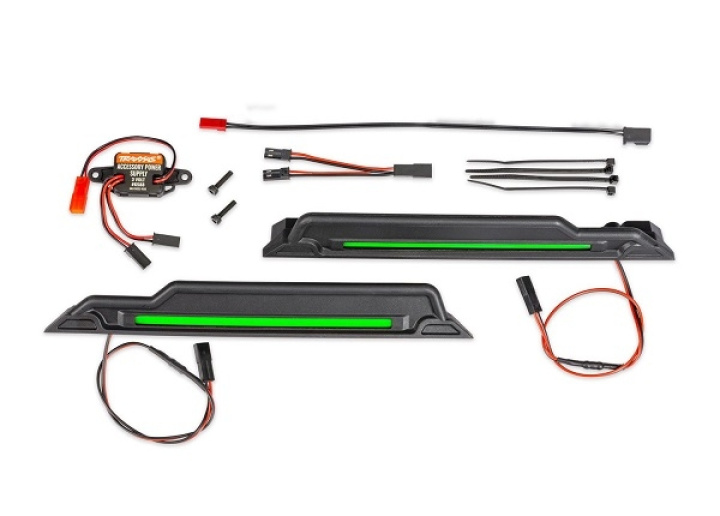LED Ljus Chassie Grön Komplett X-Maxx, XRT, Funco i gruppen Katalog / Tillbehör & Delar / Reservdelar hos Minicars Hobby Distribution AB (4210998-GRN)