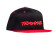 Snap Hat Flat Bill Black/Red Traxxas Logo