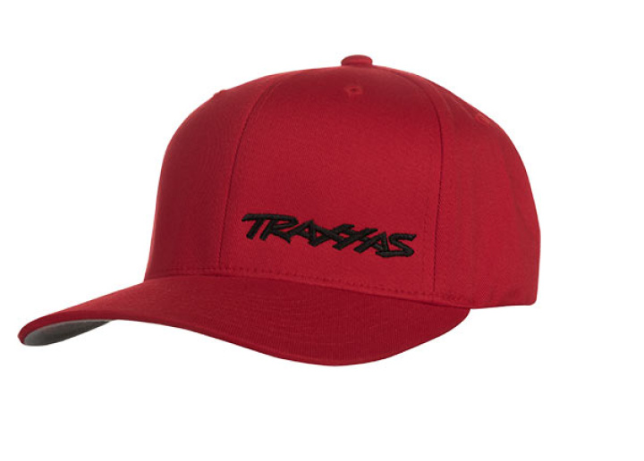 Keps Svängd Skärm Röd/Svart Traxxas L-XL i gruppen Katalog / Fabrikat / T / Traxxas / Reklamartiklar hos Minicars Hobby Distribution AB (421187-RBL-LXL)