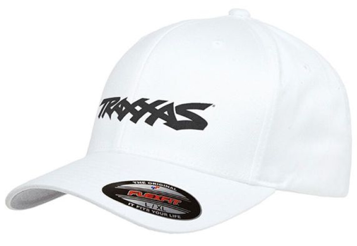 Keps Svängd Skärm Vit Traxxas Logo L-XL i gruppen Katalog / Fabrikat / T / Traxxas / Reklamartiklar hos Minicars Hobby Distribution AB (421188-WHT-LXL)