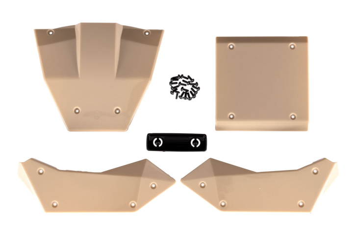Karosspaneler Tan TXC-4M i gruppen Katalog / Fabrikat / T / Traxxas / Karosser & Tillbehör hos Minicars Hobby Distribution AB (4212012-TAN)