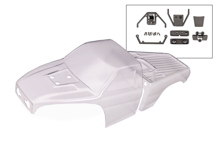 Kaross TXC-4M Komplett Omålad i gruppen Katalog / Fabrikat / T / Traxxas / Karosser & Tillbehör hos Minicars Hobby Distribution AB (4212013)