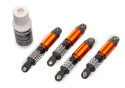 Stötdämpare GTM Pro Orange Alu Fram & Bak Komplett Set