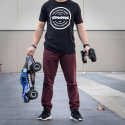 T-shirt Svart Rund Traxxas-logga XXL