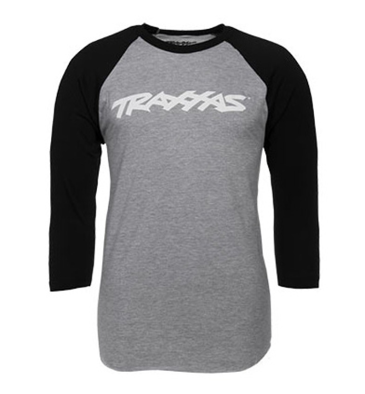 Tröja Långärmad Grå/Svart Traxxas-logga S (Premium) i gruppen Katalog / Fabrikat / T / Traxxas / Reklamartiklar hos Minicars Hobby Distribution AB (421369-S)