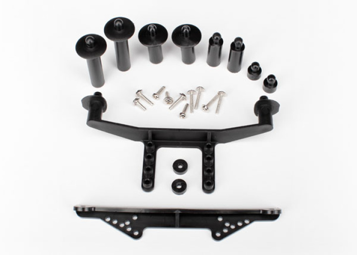 Karossfäste Set Fram & Bak i gruppen Katalog / Fabrikat / T / Traxxas / Reservdelar hos Minicars Hobby Distribution AB (421914R)