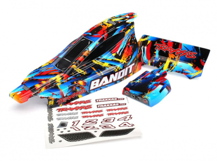 Kaross Bandit Rock´n´Roll Målad i gruppen Katalog / Fabrikat / T / Traxxas / Karosser & Tillbehör hos Minicars Hobby Distribution AB (422448)