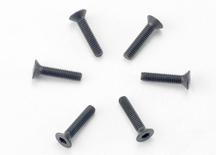 Skruv M2,5x12mm Försänkt Insex (6) i gruppen Katalog / Fabrikat / T / Traxxas / Skruv, Mutter & Brickor hos Minicars Hobby Distribution AB (422526)