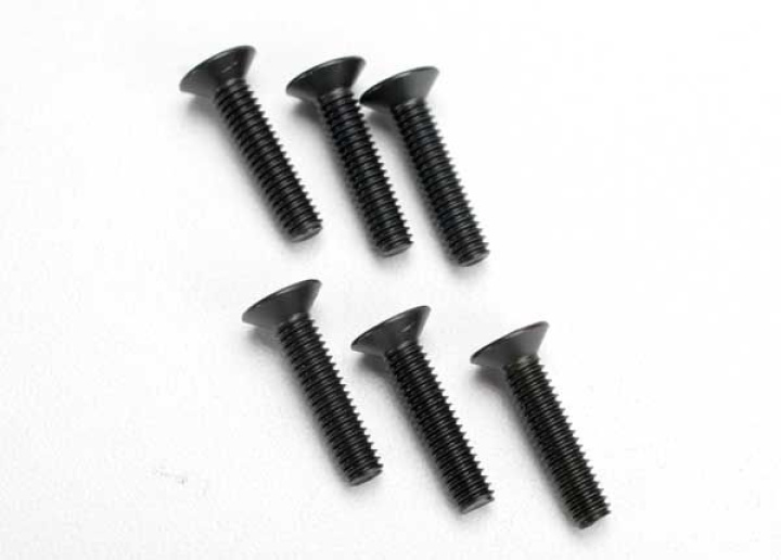 Skruv M4x18mm Försänkt Insex (6) i gruppen Katalog / Fabrikat / T / Traxxas / Skruv, Mutter & Brickor hos Minicars Hobby Distribution AB (422547)