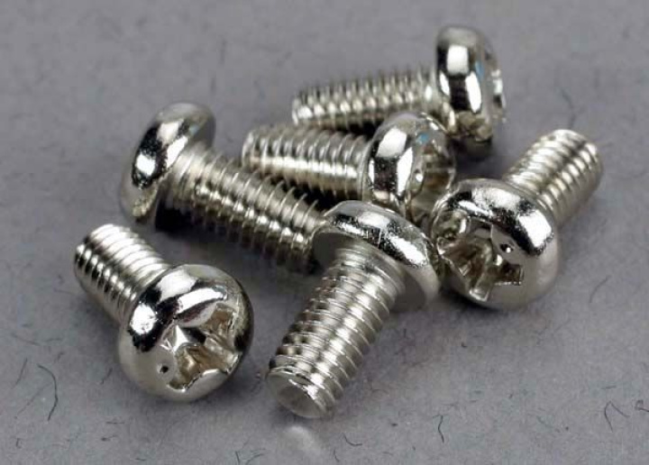 Skruv M3x6mm Rund (6) i gruppen Katalog / Fabrikat / T / Traxxas / Skruv, Mutter & Brickor hos Minicars Hobby Distribution AB (422558)