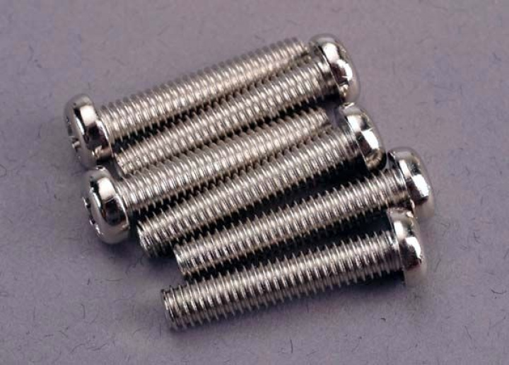 Skruv M4x20mm Rund (6) i gruppen Katalog / Fabrikat / T / Traxxas / Skruv, Mutter & Brickor hos Minicars Hobby Distribution AB (422570)
