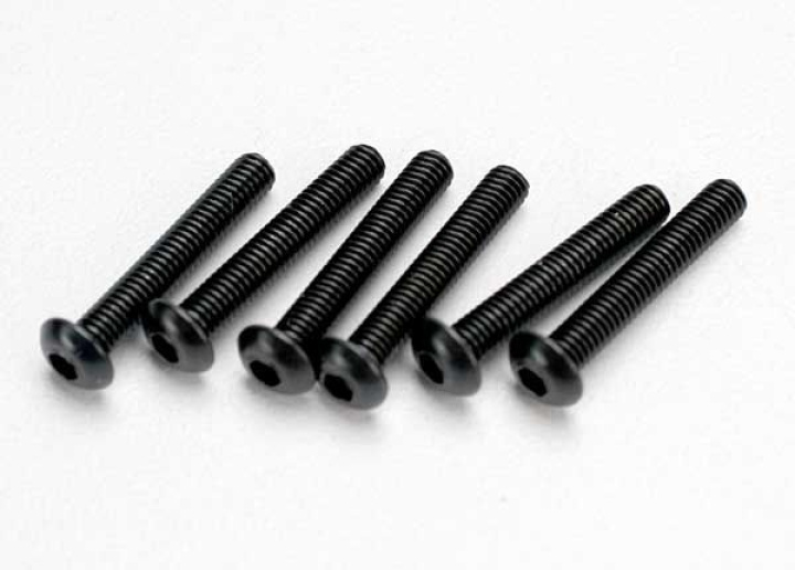 Skruv M3x18mm Kullrig Insex (6) i gruppen Katalog / Fabrikat / T / Traxxas / Skruv, Mutter & Brickor hos Minicars Hobby Distribution AB (422583)