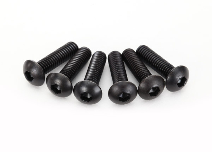 Skruv M4x15mm Kullrig Insex (6) i gruppen Katalog / Fabrikat / T / Traxxas / Skruv, Mutter & Brickor hos Minicars Hobby Distribution AB (422594)