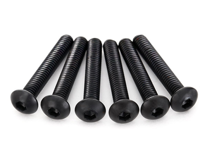 Skruv M4x22mm Kullrig Insex (6) i gruppen Katalog / Fabrikat / T / Traxxas / Skruv, Mutter & Brickor hos Minicars Hobby Distribution AB (422597)