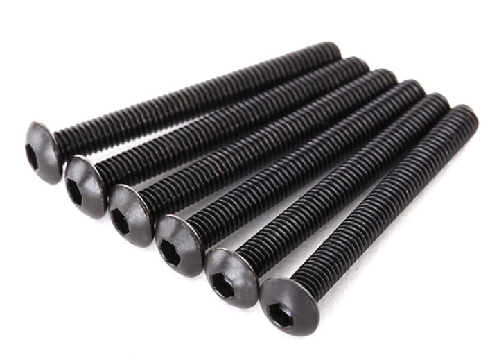 Skruv M3x27mm Kullrig Insex (6) i gruppen Katalog / Fabrikat / T / Traxxas / Skruv, Mutter & Brickor hos Minicars Hobby Distribution AB (422616)
