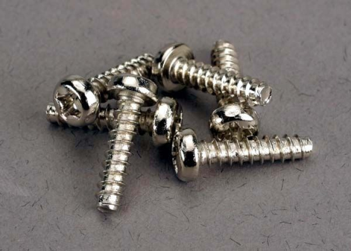 Skruv 3x12mm Självgängande (6) i gruppen Katalog / Fabrikat / T / Traxxas / Skruv, Mutter & Brickor hos Minicars Hobby Distribution AB (422676)