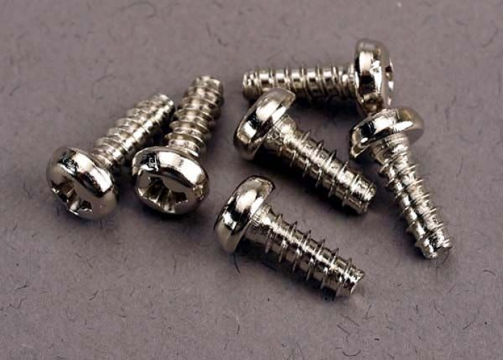 Skruv 3x8mm Självgängande (6) i gruppen Katalog / Fabrikat / T / Traxxas / Skruv, Mutter & Brickor hos Minicars Hobby Distribution AB (422682)