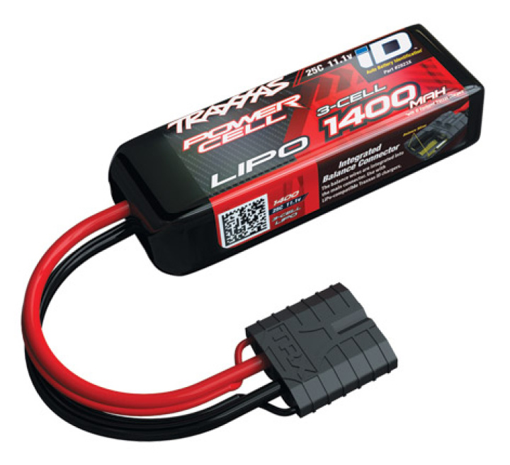 Li-Po Batteri 3S 11,1V 1400mAh 25C iD-kontakt i gruppen Katalog / Fabrikat / T / Traxxas / Batterier Li-Po hos Minicars Hobby Distribution AB (422823X)