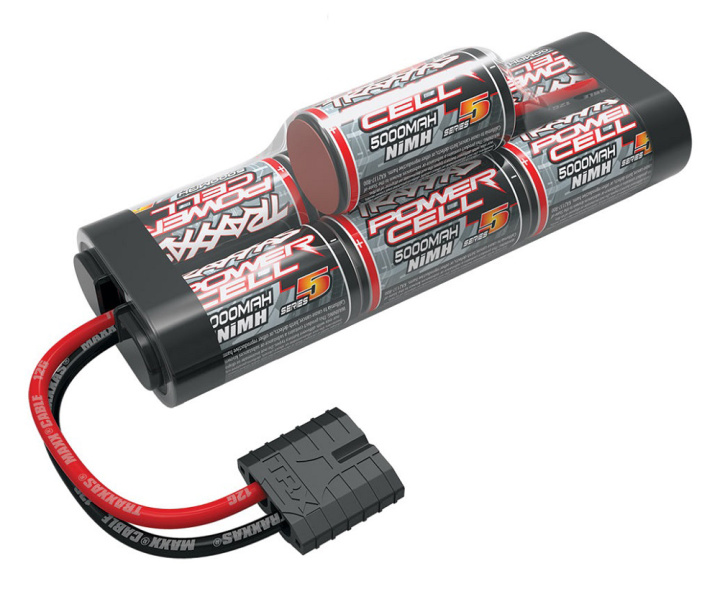 NiMH Battery 8,4V 5000mAh Series 5 Hump iD-connector in the group Catalog / Brands / T / Traxxas / Batteries NiMh at Minicars Hobby Distribution AB (422961X)