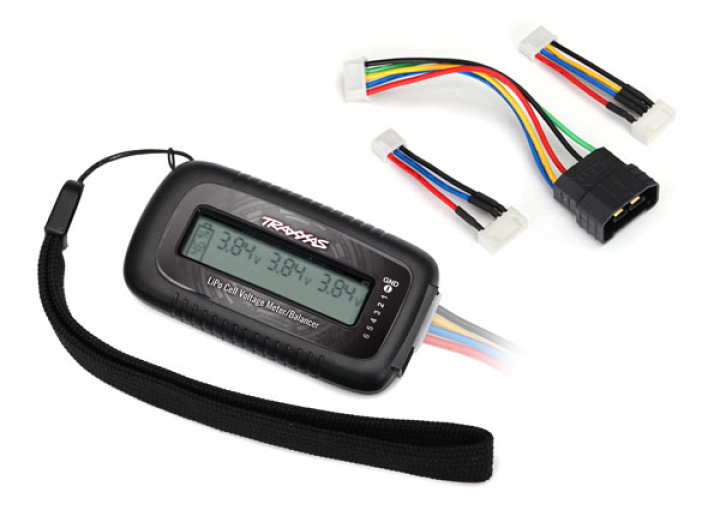 Li-Po Voltmätare/Balanserare med Adapter-Kabel i gruppen Katalog / Fabrikat / T / Traxxas / Tillbehör hos Minicars Hobby Distribution AB (422968X)