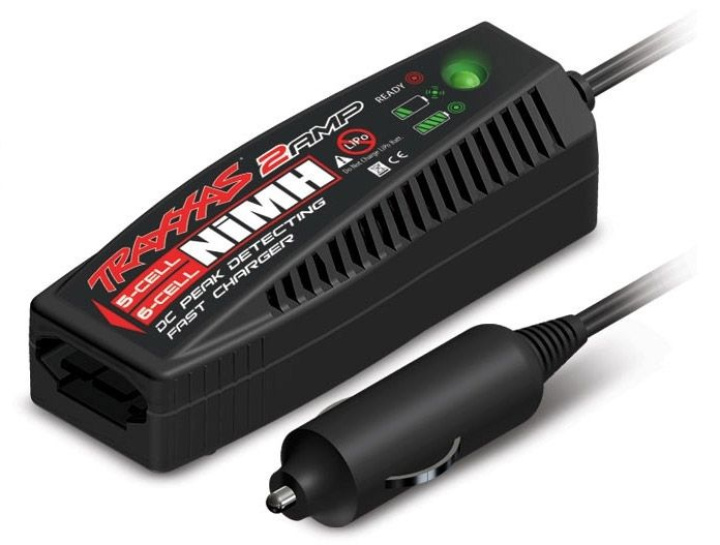 Laddare 12volt 2 amp 5-6cell NiMH Auto ID i gruppen Katalog / Fabrikat / T / Traxxas / Laddare hos Minicars Hobby Distribution AB (422974)