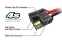 Laddare EZ Peak Plus 8A och 4S 14,8v Li-Po 6700mAh Combo