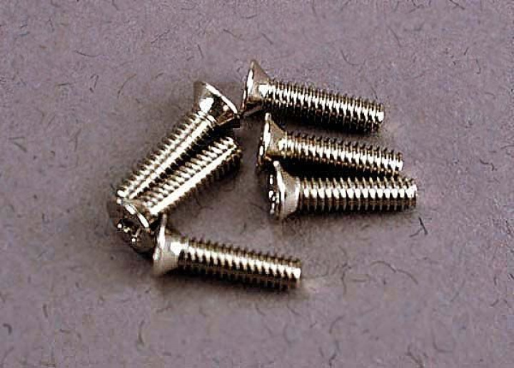 Skruv M2x8mm Försänkt (6) i gruppen Katalog / Fabrikat / T / Traxxas / Skruv, Mutter & Brickor hos Minicars Hobby Distribution AB (423161)