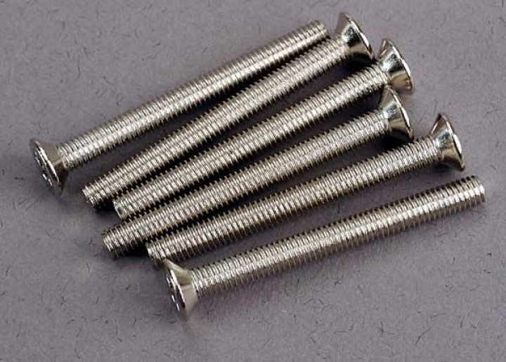Skruv M3x30mm Försänkt (6)* i gruppen Katalog / Tillbehör & Delar hos Minicars Hobby Distribution AB (423163)
