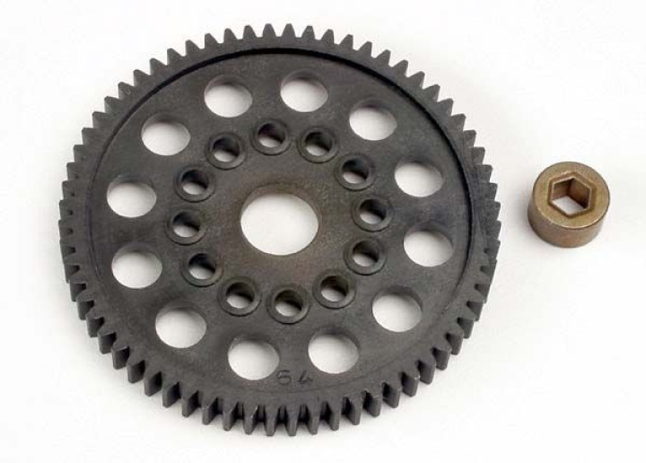 Huvuddrev 64T 32P Nitro i gruppen Katalog / Fabrikat / T / Traxxas / Reservdelar hos Minicars Hobby Distribution AB (423164)