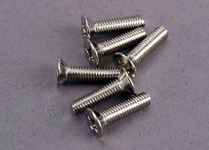 Skruv M3x12mm Försänkt (6) i gruppen Katalog / Fabrikat / T / Traxxas / Skruv, Mutter & Brickor hos Minicars Hobby Distribution AB (423178)