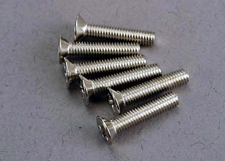 Skruv M3x15mm Försänkt (6) i gruppen Katalog / Fabrikat / T / Traxxas / Skruv, Mutter & Brickor hos Minicars Hobby Distribution AB (423179)