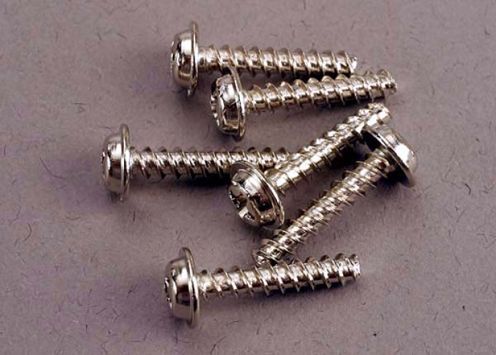 Skruv 3x15mm Självgängande med Krage (6) i gruppen Katalog / Fabrikat / T / Traxxas / Skruv, Mutter & Brickor hos Minicars Hobby Distribution AB (423288)