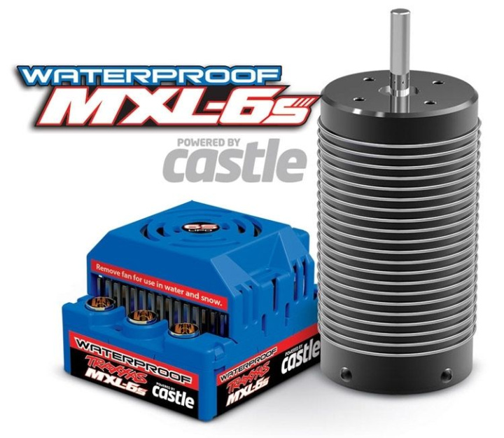 MXL-6s Borstlöst Komplett System* i gruppen Katalog / Fabrikat / T / Traxxas / Brushless System hos Minicars Hobby Distribution AB (423378)