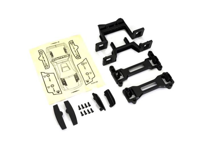Conversion Kit Clipless Body Stampede 2WD in the group Catalog / Brands / T / Traxxas / Spare Parts at Minicars Hobby Distribution AB (423619R)