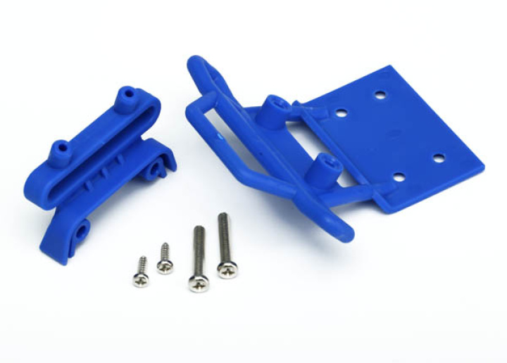Stötfångare Fram Set Blå i gruppen Katalog / Fabrikat / T / Traxxas / Reservdelar hos Minicars Hobby Distribution AB (423621X)