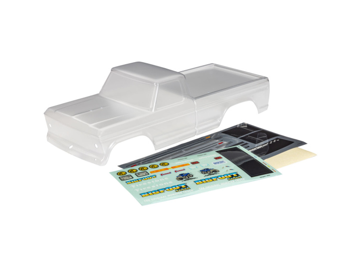 Body Bigfoot No.1 Clipless Clear in the group Catalog / Brands / T / Traxxas / Bodies & Accessories at Minicars Hobby Distribution AB (423660X)