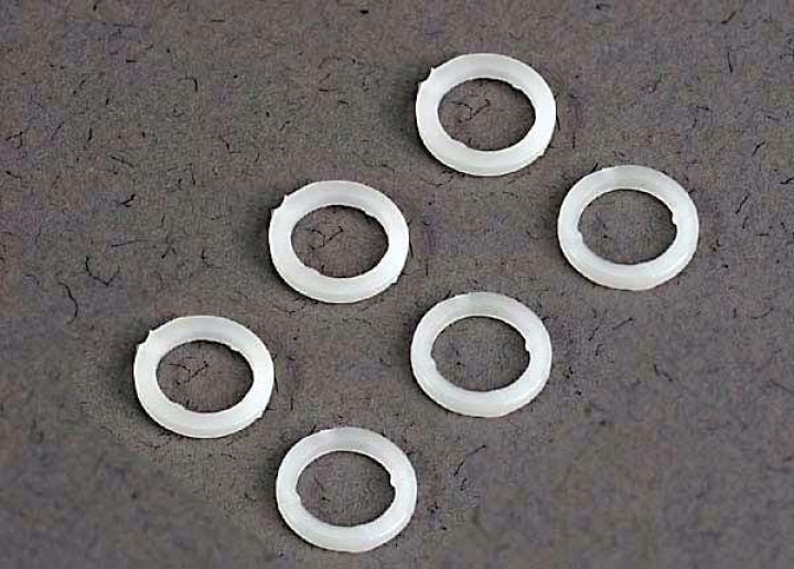 Bricka 5x8x1mm Nylon (6) i gruppen Katalog / Fabrikat / T / Traxxas / Skruv, Mutter & Brickor hos Minicars Hobby Distribution AB (423685)