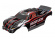 Body Rustler 2WD Red & Black Painted