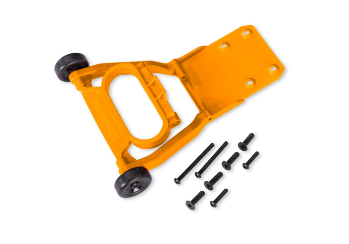 Wheelie Bar Komplett Orange (för 2WD med Transmission #3695X) i gruppen Katalog / Fabrikat / T / Traxxas / Reservdelar hos Minicars Hobby Distribution AB (423763-ORNG)