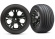 Tires & Wheels Ribbed/All-Star Black Chrome 2.8 Front (2)