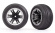 Tires & Wheels Ribbed / RXT Black w. Chrome Ring 2,8 Front (2)