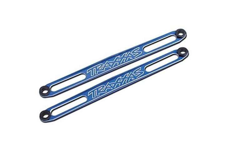 Batterihållare Aluminium Blå (2) (E-Maxx äldre) i gruppen Katalog / Fabrikat / T / Traxxas / Reservdelar hos Minicars Hobby Distribution AB (423923X)