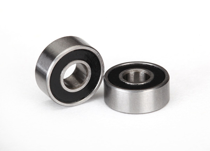 Kullager 4x10x4mm Gummitätat Svart (2) i gruppen Katalog / Fabrikat / T / Traxxas / Reservdelar hos Minicars Hobby Distribution AB (425104A)