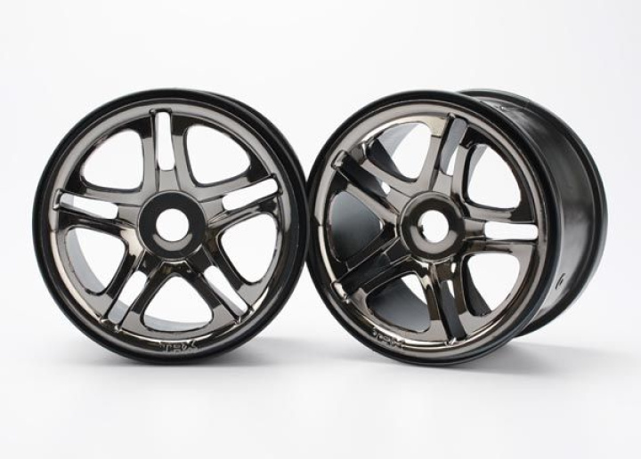 Fälg Split-Spoke Svart Krom (17mm) 3.8
