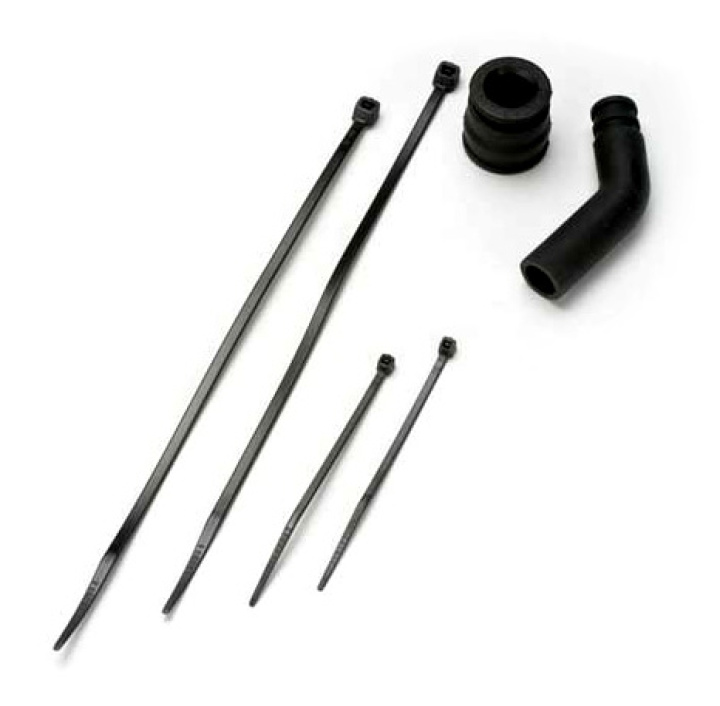Avgasslang Set Svart i gruppen Katalog / Fabrikat / T / Traxxas / Bränslemotorer & Delar hos Minicars Hobby Distribution AB (425245X)