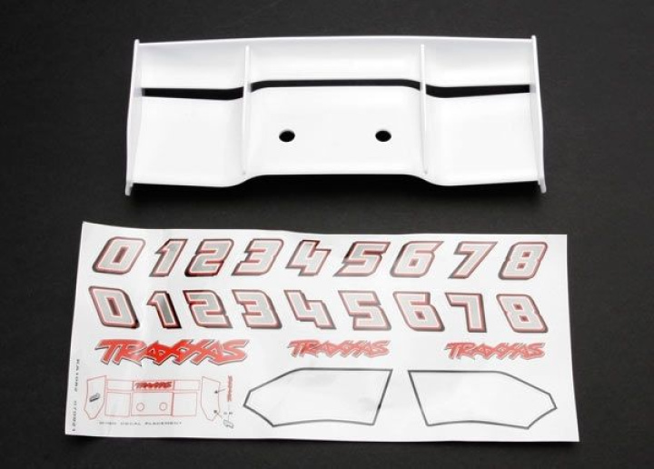 Vinge Vit med Dekaler Revo/ E-Revo i gruppen Katalog / Fabrikat / T / Traxxas / Reservdelar hos Minicars Hobby Distribution AB (425412)